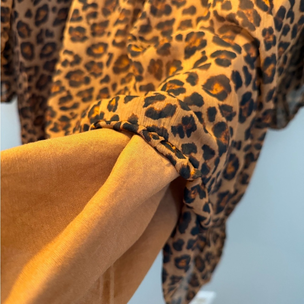 Old Navy Leopard Print Dress Size L - Picture 6 of 6